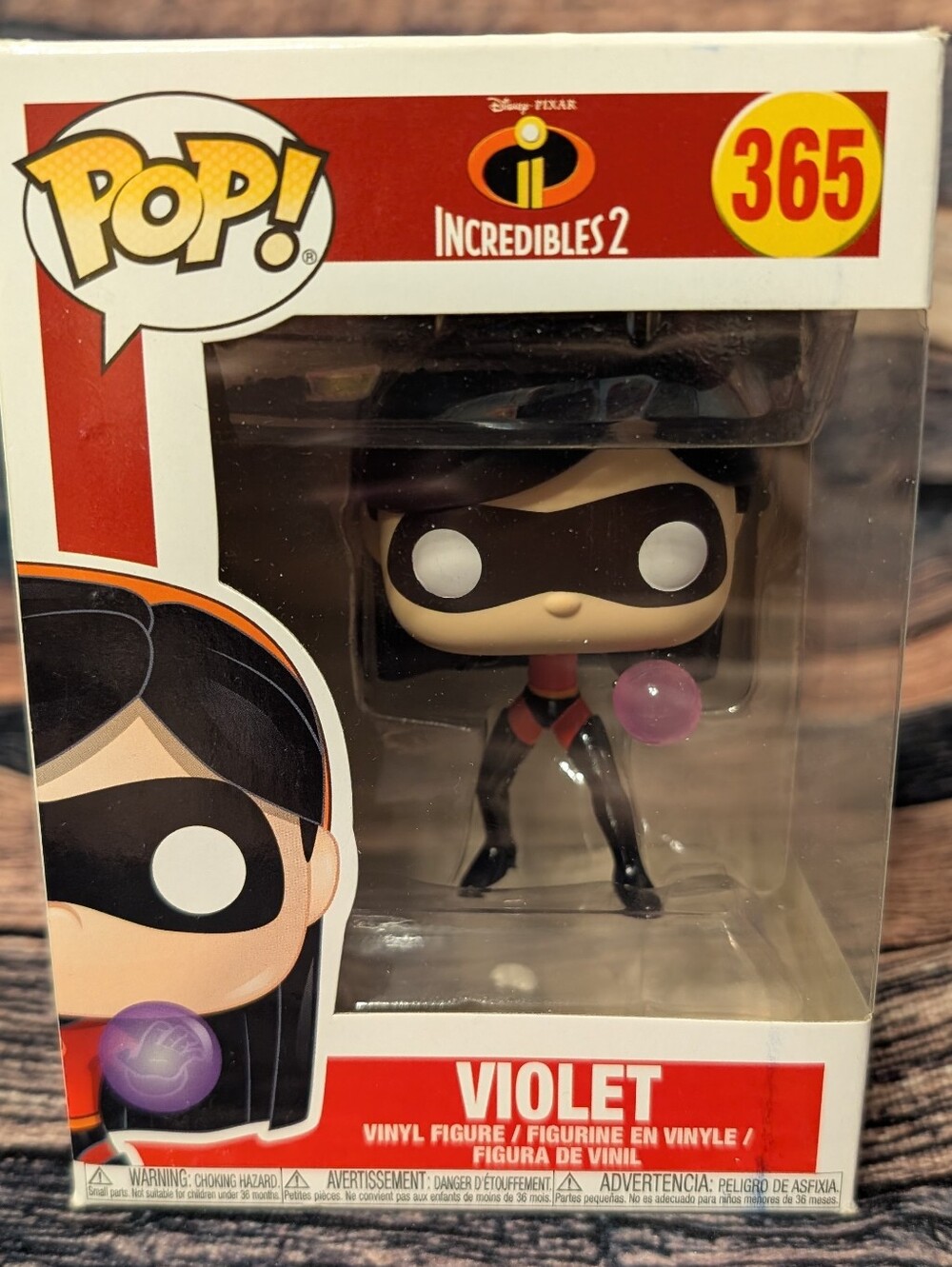 Funko Pop Disney Pixar Incredibles 2 Violet Vinyl Figure